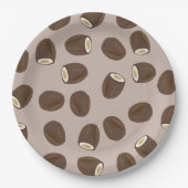 ココナッツパターン ペーパープレート (正面)