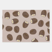 ココナッツパターン ラッピングペーパーシート (正面2)