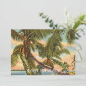 ココナッツパームズのホリデーカード シーズンカード (スタンド正面)