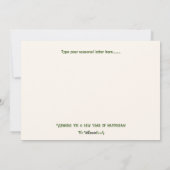 ココナッツパームズのホリデーカード シーズンカード (裏面)