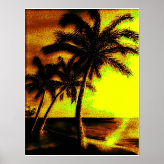 ココナッツパームズアットサンセット ポスター (正面)