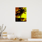 ココナッツパームズアットサンセット ポスター (キッチン)
