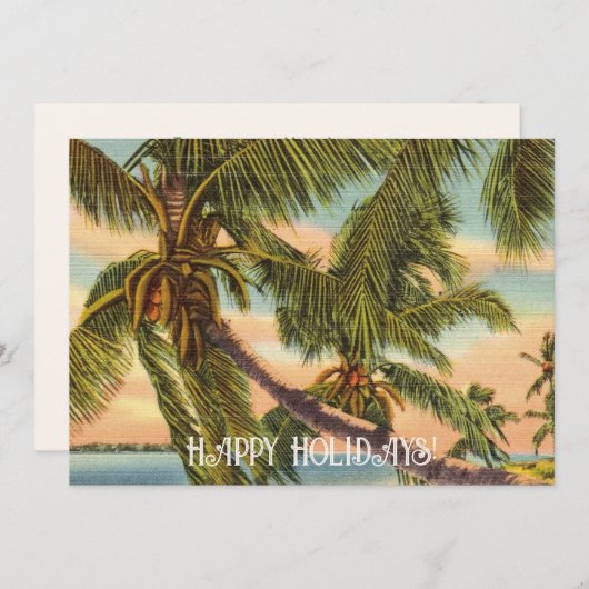 ココナッツパームズホリデーカード シーズンカード (正面/裏面)