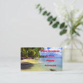 ココナッツパームツリートロピカルアイランド 名刺 (スタンド正面)