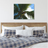 ココナッツパームツリートロピカル自然 キャンバスプリント (インサイチュ (寝室))