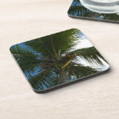 ココナッツパームツリートロピカル自然 コースター (左側)