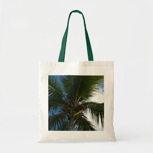 ココナッツパームツリートロピカル自然 トートバッグ (正面)