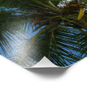 ココナッツパームツリートロピカル自然 フォトプリント            (角)