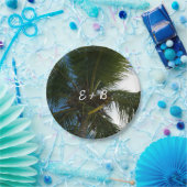 ココナッツパームツリートロピカル自然 ペーパープレート (パーティー)