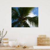 ココナッツパームツリートロピカル自然 ポスター (キッチン)