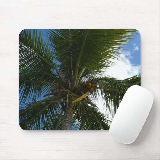 ココナッツパームツリートロピカル自然 マウスパッド (マウス)