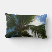 ココナッツパームツリートロピカル自然 ランバークッション (裏面)