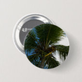 ココナッツパームツリートロピカル自然 缶バッジ (正面&裏面)