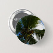ココナッツパームツリートロピカル自然 缶バッジ (正面&裏面)