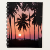 ココナッツパームツリーランドスケープ プランナー手帳 (正面)
