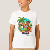 ココナッツビーチのユーモア Tシャツ (正面)