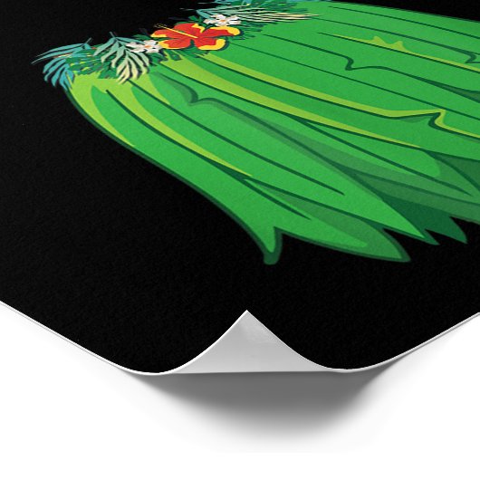 ココナッツブラグールズスカントレイフラワーズサマーパーティーハウ ポスター (角)