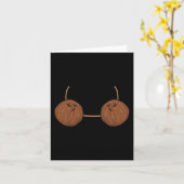 ココナッツブラコスチュームかわいい簡単フードハロウィーンギフト カード (黄色い花)