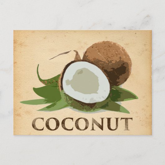 ココナッツポストカード ポストカード (正面)