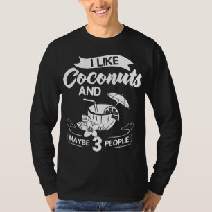 ココナッツミルク油ウォータークリームツリーフルーツパームビュッテ Tシャツ