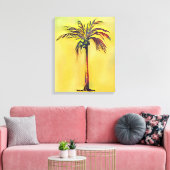 ココナッツヤシ キャンバスプリント (インサイチュ (リビング))