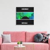 ココナッツ共和国番号2259 キャンバスプリント (インサイチュ (リビング))