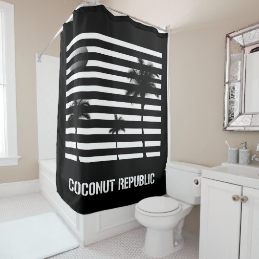 ココナッツ共和国 シャワーカーテン (インサイチュ)