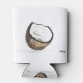 ココナッツ果実水カラー熱帯水カラービーガン 缶クーラー (裏面)