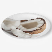 ココナッツ貝の使い捨て可能な紙皿 ペーパープレート (アングル)