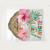 ココナッツ カクテル | アロハ ルアウ トロピカル ハワイアン タペストリー (正面(横))