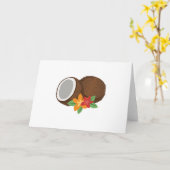 ココナッツ カード (黄色い花)