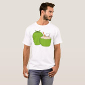 ココナッツ デュオ: グリーン スプラッシュ Tシャツ (正面フル)