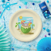 ココナッツ ペーパープレート (パーティー)