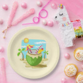 ココナッツ ペーパープレート (パーティー)