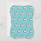 ココナッツ ルアウ トロピカル バースデー パーティー 招待状 (裏面)