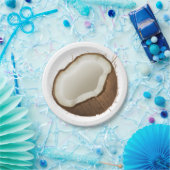 ココナッツ – 絵文字 ペーパープレート (パーティー)