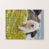 ココナッツ – 花 ジグソーパズル (横)