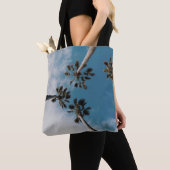 ココナツの木のワームズの目視写真 トートバッグ (クローズアップ)