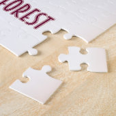 ココナノ国立森林アリゾナ州の地図 ジグソーパズル (側面)