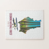 ココナノ国立森林アリゾナ州の地図 ジグソーパズル (横)