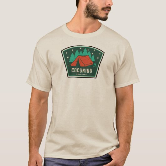 ココニノ国有林のキャンプ Tシャツ (正面)