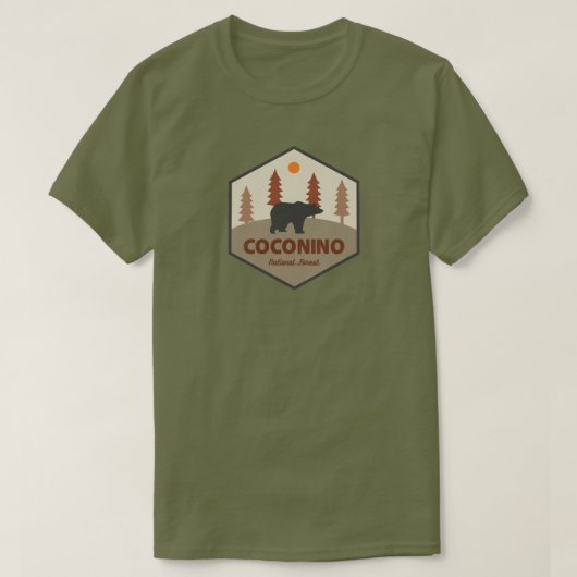 ココニノ国有林の熊 Tシャツ (デザイン正面)