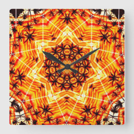 ココパームスター スクエア壁時計