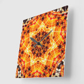 ココパームスター スクエア壁時計 (傾斜)