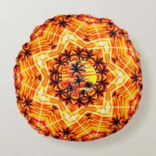 ココパームスター ラウンドクッション (正面)