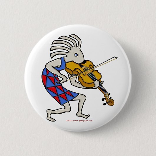 ココビオリ 缶バッジ (正面)