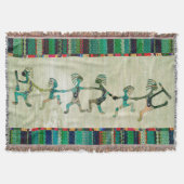 ココペリおもしろいファミリー+アイディア スローブランケット (正面)