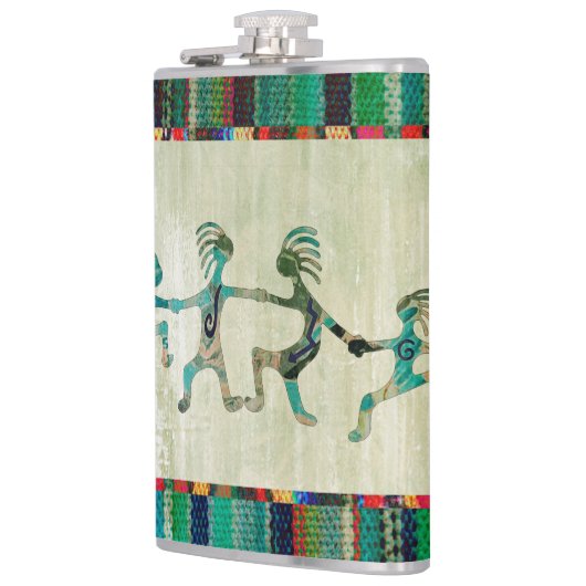 ココペリおもしろいファミリー+アイディア フラスク (左)