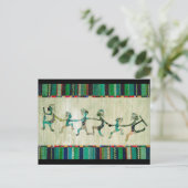 ココペリおもしろいファミリー+アイディア ポストカード (スタンド正面)