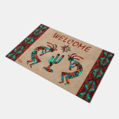 ココペリとサボスウェルカムドアマット ドアマット (アングル)